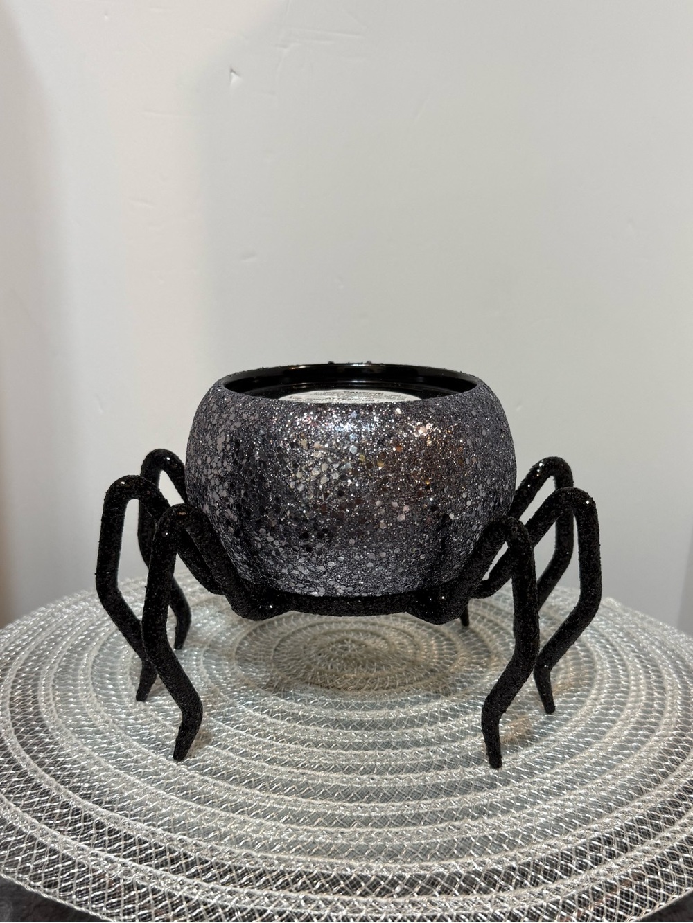 BBW Bling Spider Candle Holder for 3 Wick Candle NWT
